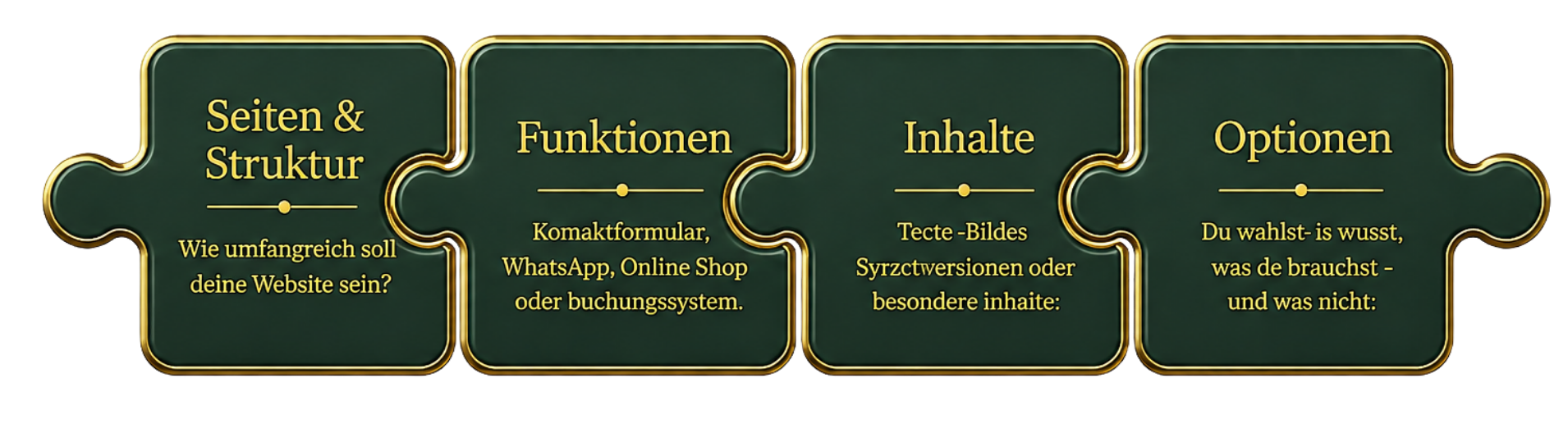 Preisstruktur Website