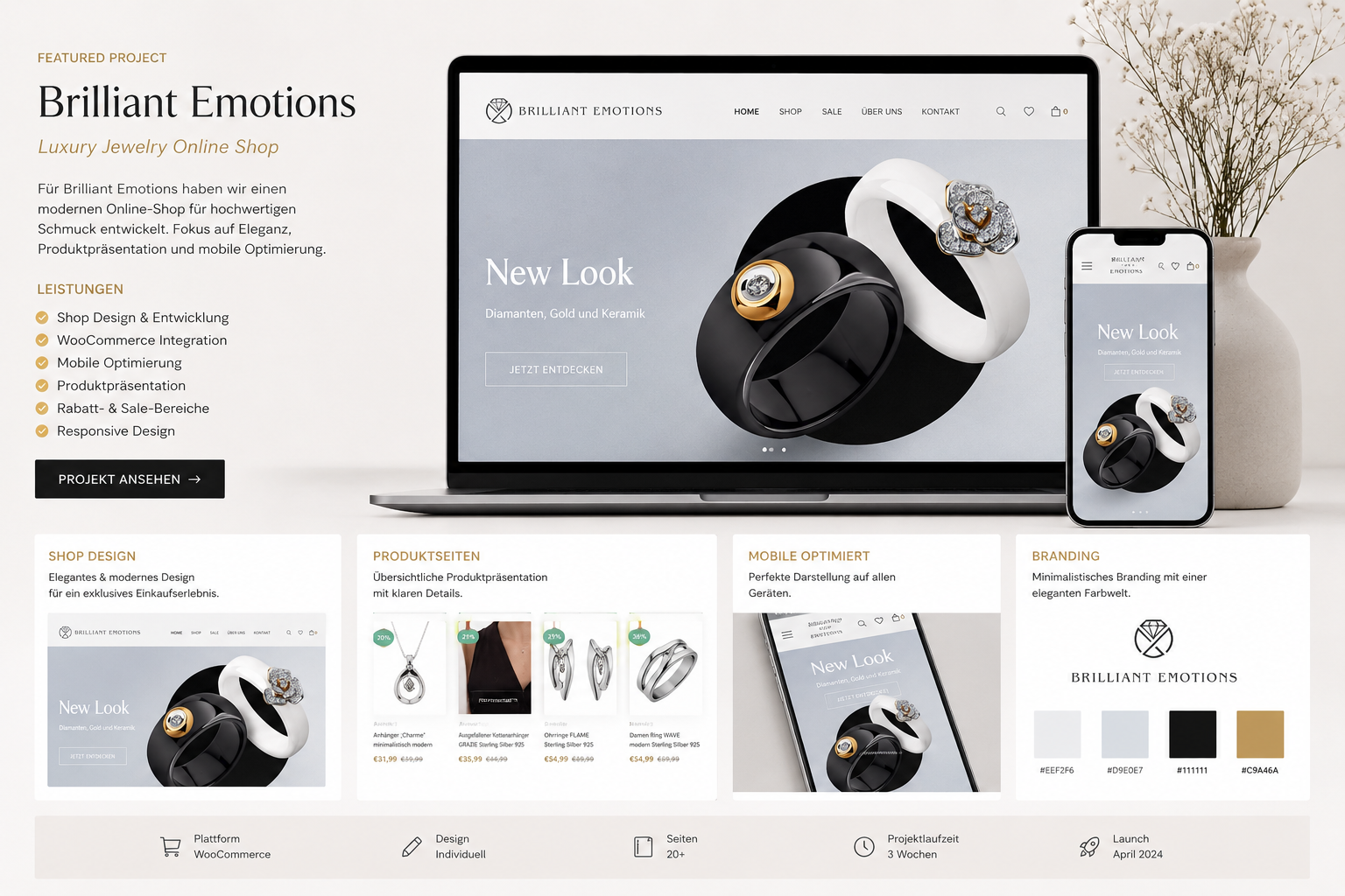 Luxus Schmuck Online-Shop